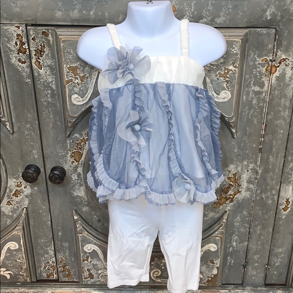 EUC Isobella & chloe two piece set size 12M